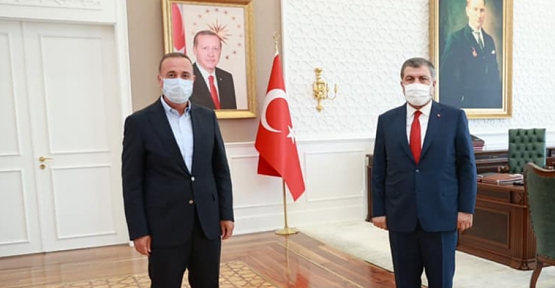 Milletvekili Ören, Sağlık Bakanı Dr. Fahrettin Koca’yı Ziyaret Etti