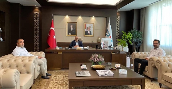AK Parti İl Başkanı Olgaç ve Başkan Akgün, EPDK Başkanı  Yılmaz’ı Ziyaret Etti