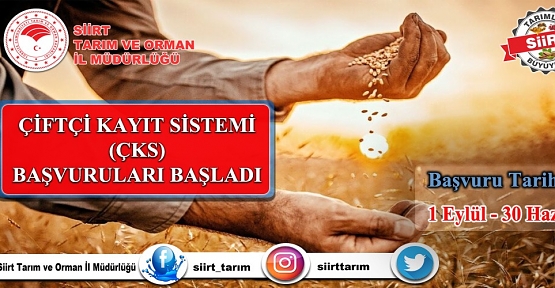 Çiftçi Kayıt Sistemi Başvuruları Başladı‼