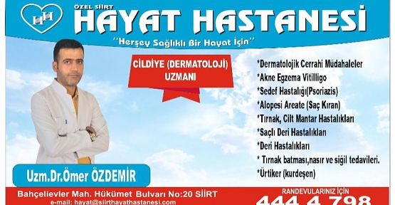 Dr. Ömer Özdemir, Tırnak Tümörleri ve Tedavi Yöntemleri Hakkında Bilgi Verdi