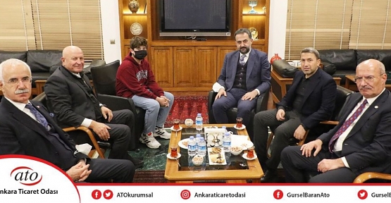 ATO Başkanı Gürsel Baran’dan  Güven Kuzu’ya Taziye Ziyareti