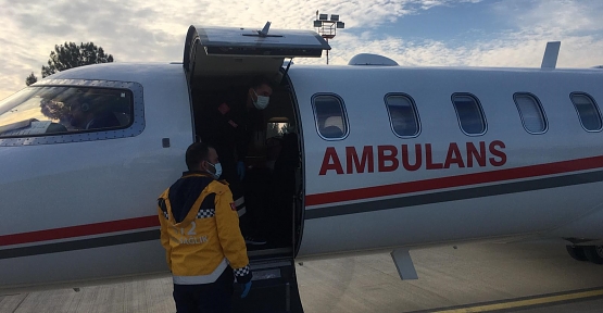 Ambulans Uçak 3 Yaşındaki Minik Hasta İçin Havalandı