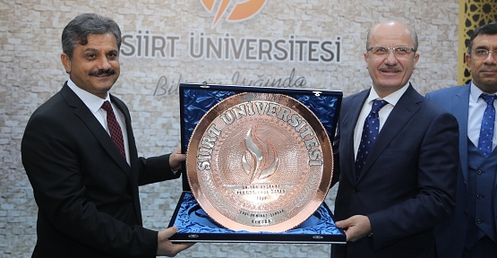 YÖK Başkanı Prof. Dr. Erol Özvar, Siirt Üniversitesini Ziyaret Etti
