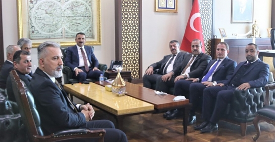 İlçe ve Belde Belediye Başkanlarından, Vali Hacıbektaşoğlu’na Ziyaret