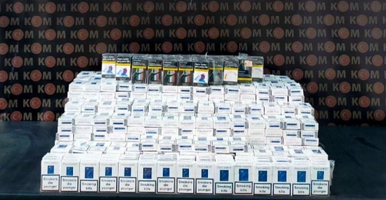 Arabanın Çeşitli Yerlerine Gizlenmiş 860 Paket Kaçak Sigara Ele Geçirildi