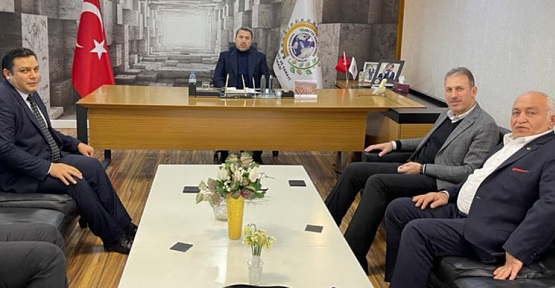 KOSGEB İl Müdürü Ömer Erkılıç, Siirt TSO Başkanı Güven Kuzu’yu Ziyaret Etti