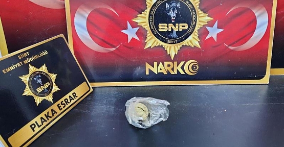 Siirt'te Üzerinde Uyuşturucu Bulunan 2 Şüpheli Yakalandı