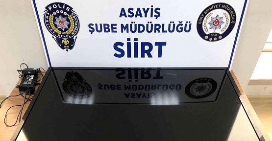 Siirt'te Evden Altın ve Televizyon Çalan Hırsız Tutuklandı