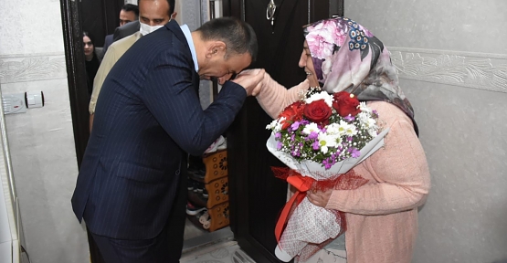 Vali Hacıbektaşoğlu, Şehit Ailelerini Bayramda Yalnız Bırakmadı