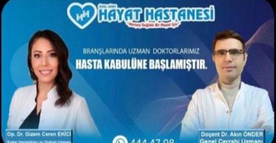 Genel Cerrahi Doktoru Önder ve Kadın Doğum Doktoru Ekici’ye Yoğun İlgi