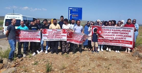 Diyarbakır Annelerinin Onurlu Direnişine Bir Destekte Eruh’tan Geldi