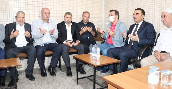 TOBB Başkanı Rıfat Hisarcıklıoğlu’ndan Siirt TSO Başkanı Güven Kuzu’ya Taziye Ziyareti