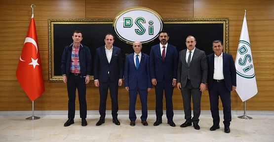 Başkan Olgaç ve Belediye Başkanları DSİ Genel Müdürü Akça’yı Ziyaret Etti