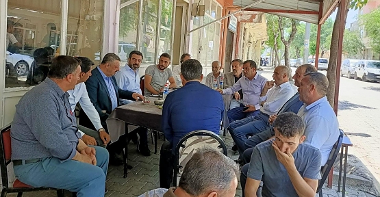 AK Parti İl Başkanı Olğaç,  Şirvan’da Vatandaşların Sorun ve Taleplerini Dinledi 