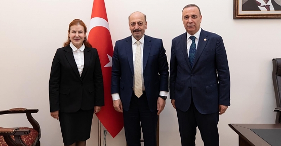 Osman Ören, Sosyal ve Güvenlik Bakanı Vedat Bilgin’i Ziyaret Etti