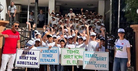 Siirt’te “Sıfır Atık” Temasıyla Çevre Temizliği ve Çevre Yürüyüşü Yapıldı