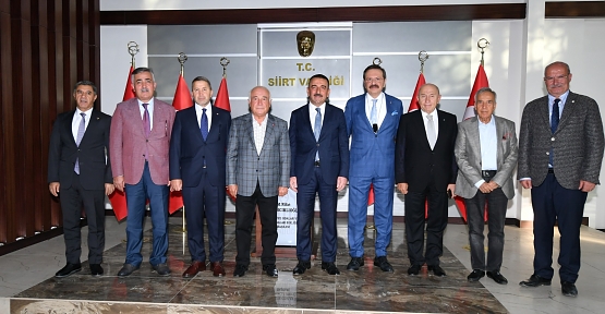 TOBB Başkanı Hisarcıklıoğlu, Vali Hacıbektaşoğlu’nu Ziyaret Etti