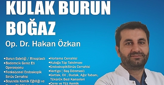 Dr. Hakan Özkan,  Sinüzit Hakkında Bilinmesi Gerekenleri Anlattı