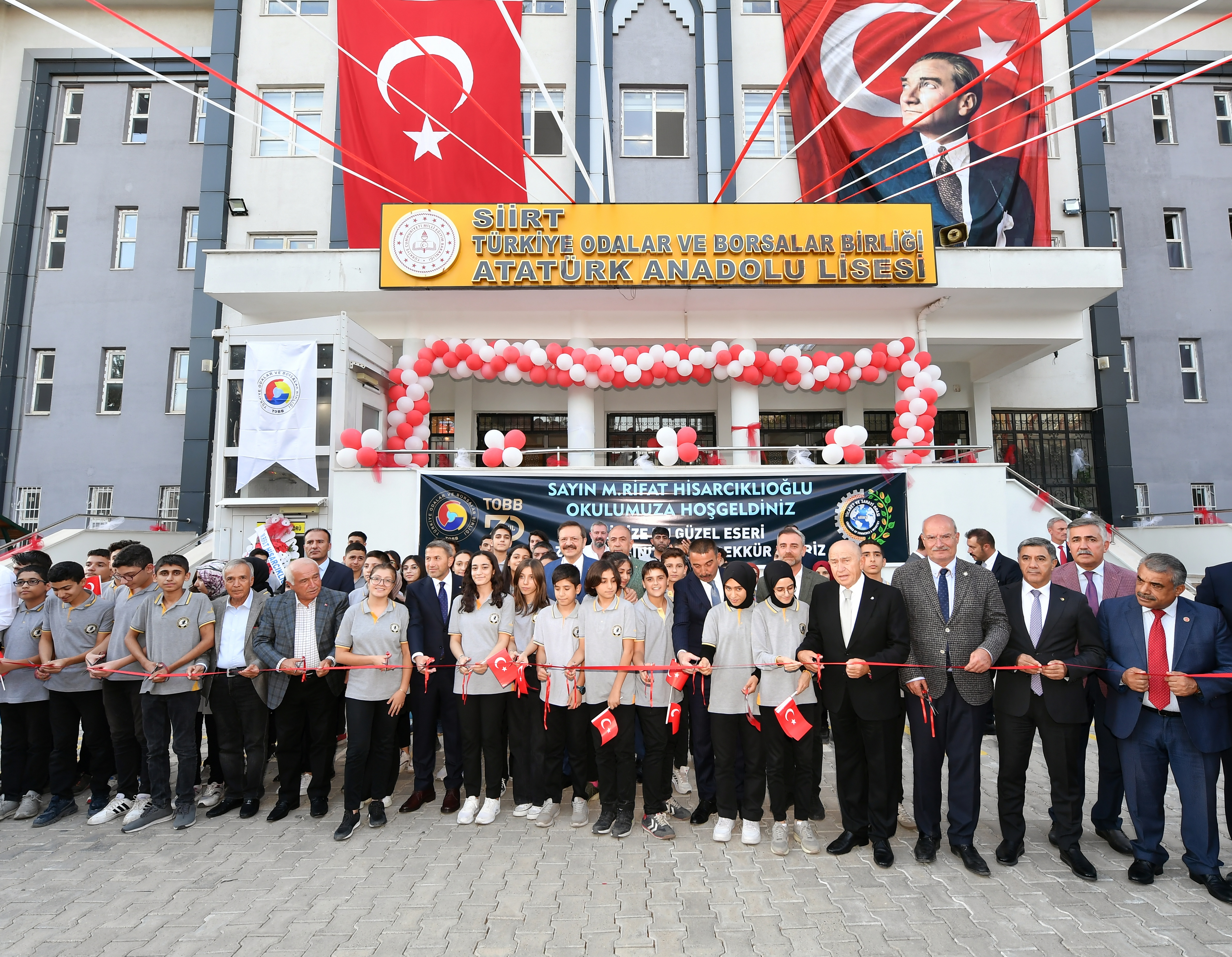 Siirt TOBB Atatürk Anadolu Lisesinin Açılışı Yapıldı