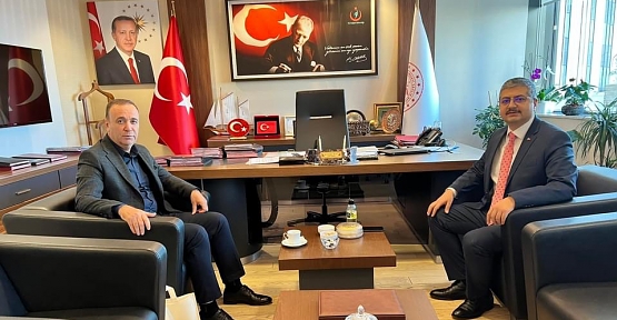 Osman Ören’den Yönetim Hizmetleri Genel Müdürü Dr. Mehmet Koca’ya Ziyaret