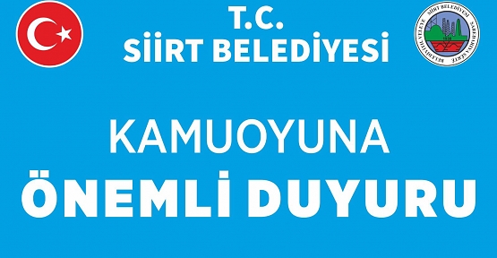 Siirt Belediyesi Personel Anonim Şirketi Personel Alımı Mülâkat Tarihlerini Açıkladı