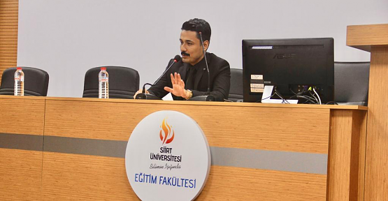 Vali Yardımcısı Mehmet Sert, Siirt Üniversitesi'nde 'Tecrübelerini Paylaştı