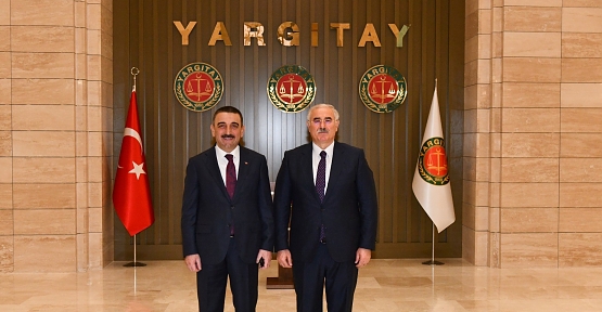 Vali Hacıbektaşoğlu, Yargıtay Başkanı Mehmet Akarca’ya Nezaket Ziyaretinde Bulundu