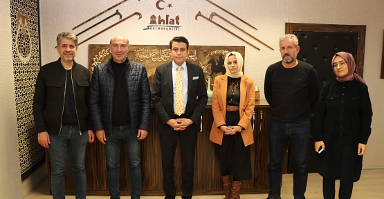 Siirt Kültür Sanat ve Spor Derneğinden Ahlat Kaymakamlığına Ziyaret