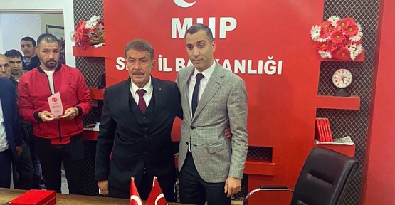 MHP SİİRT İL TEŞKİLATINDA BAYRAK DEĞİŞİMİ