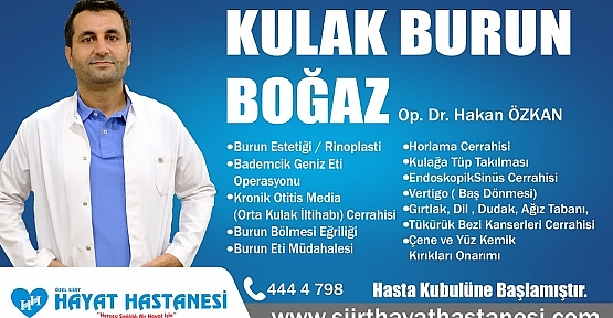 Dr. Hakan Özkan, Vertigoya Karşı Alınması Gereken Önlemleri Anlattı