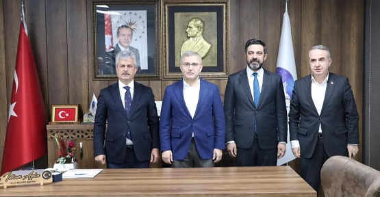 Üsküdar Belediye Başkanı Türkmen, Tillo Belediye Başkanı Aydın’ı Ziyaret Etti