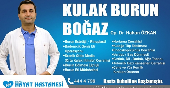 Dr. Hakan Özkan, Burun Tıkanıklığına Yol Açan Nedenleri Anlattı