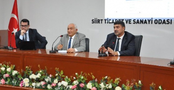 Siirt TSO'da "Devlet Destekleri ve Teşvikler" Anlatıldı