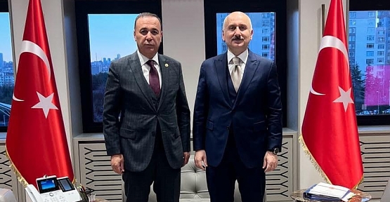 Osman Ören Ulaştırma ve Altyapı Bakanı Adil Karaİsmailoğlu’nu Ziyaret Etti