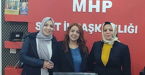 MHP Siirt Kadın Kolları Başkanlığına Zeynep Babaoğlu Getirildi
