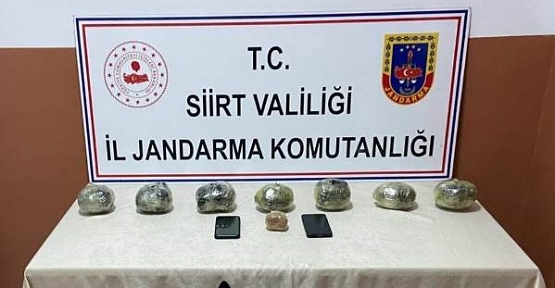 Siirt'te Dur İhtarına Uymayıp Kaçan 2 Uyuşturucu Zanlısı Tutuklandı