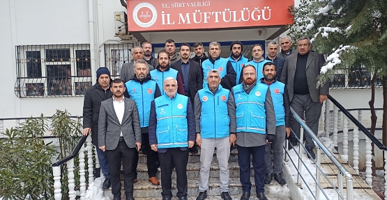 Siirt’e Din Görevlileri Deprem Bölgesi Adıyaman’a Gitti