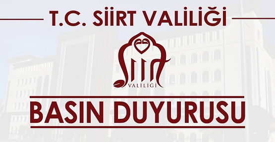 Siirt Valiliği Depremzedeler İçin Ayni Yardım Kampanyası Başlattı