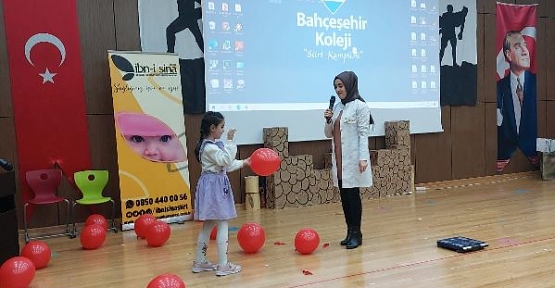 Diyetisyen Merve Beytekin'den Bahçeşehir Koleji Öğrencilerine Sağlıklı Beslenme Semineri