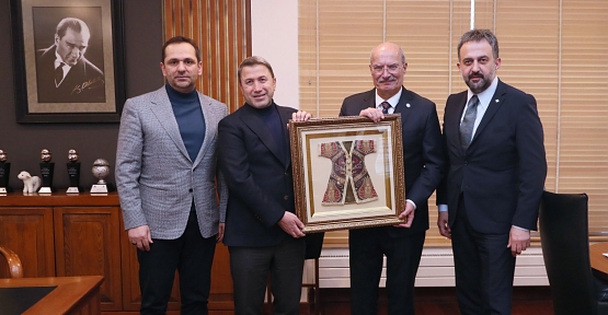 ATO Başkanı Gürsel Baran, Siirt TSO Başkanı Güven Kuzu’yu Ziyaret Etti