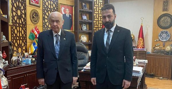 Erdal Çelepçıkay, Aday Adayı Oldu Devlet Bahçeli'yi Ziyaret Etti