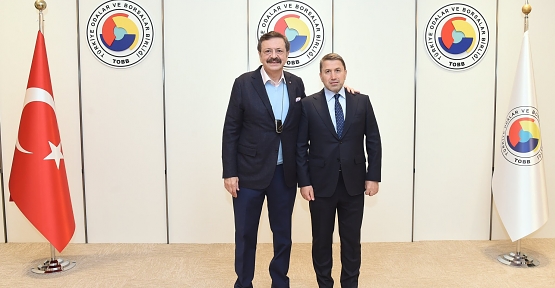 Siirt TSO Başkanı Kuzu, TOBB Başkanı Hisarcıklıoğlu’nu Ziyaret Etti