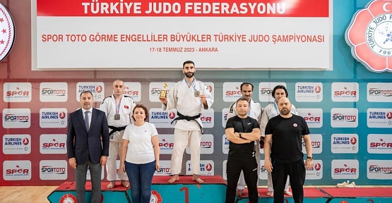 Siirtli Görme Engelli Milli Judocu Türkiye Şampiyonu Oldu