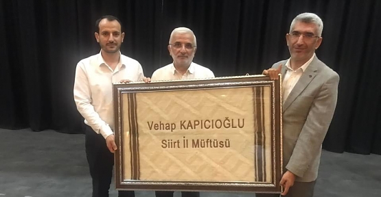 MÜFTÜ KAPICIOĞLU SİİRT’E VEDA ETTİ