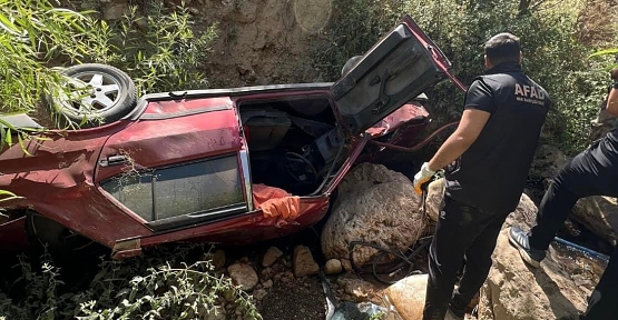 Siirt'te Dereye Düşen Otomobilin Sürücüsü Hayatını Kaybetti