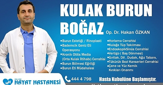 Dr. Hakan Özkan, Dış Kulak İltihabından Korunmanın Yollarını Anlattı