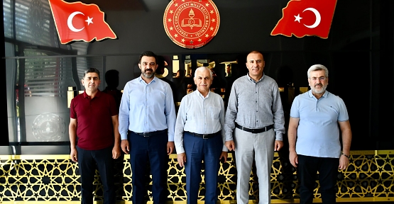 Gül ve Olgaç’tan Milli Eğitim Müdürü  Deniz Edip’e Ziyaret 