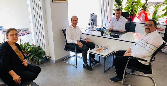 Siirt TSO Başkan Vekili Çalapkulu’dan Halk Bankası Siirt Şube Müdürü Osman Dirikulu’ya Ziyaret