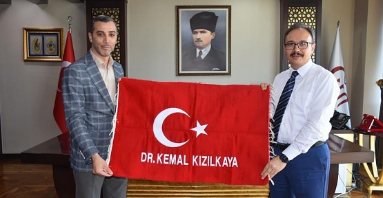 MHP İl Başkanı Tükenmez’den Vali Kızılkaya'ya Hayırlı Olsun Ziyareti