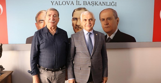 Mervan Gül’den Yalova MHP İl Başkanı Hemşehrimiz İhsan Güldoğan’a Ziyaret